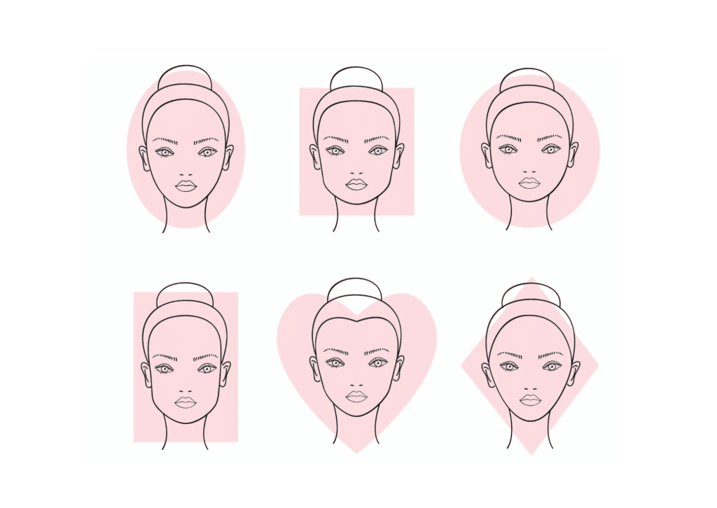 Coupes adaptées à différentes formes de visage